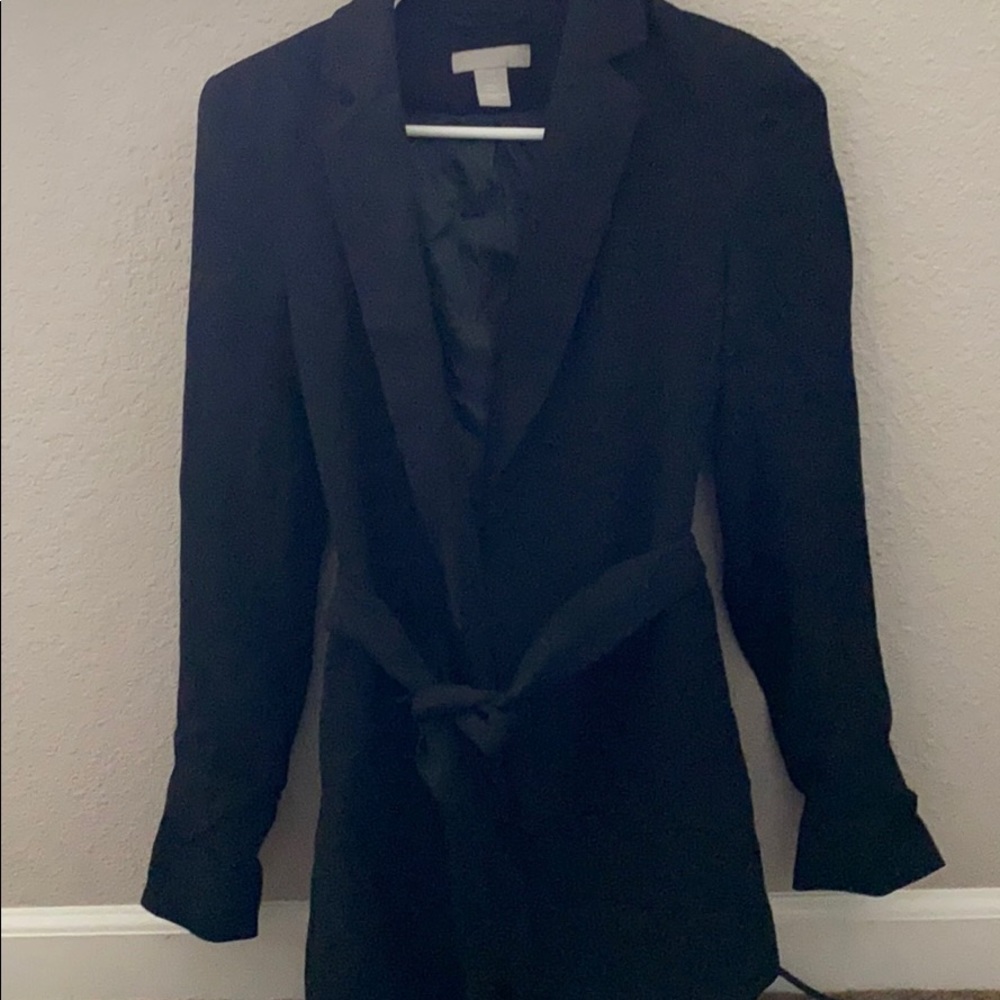 Long Blazer with Belt